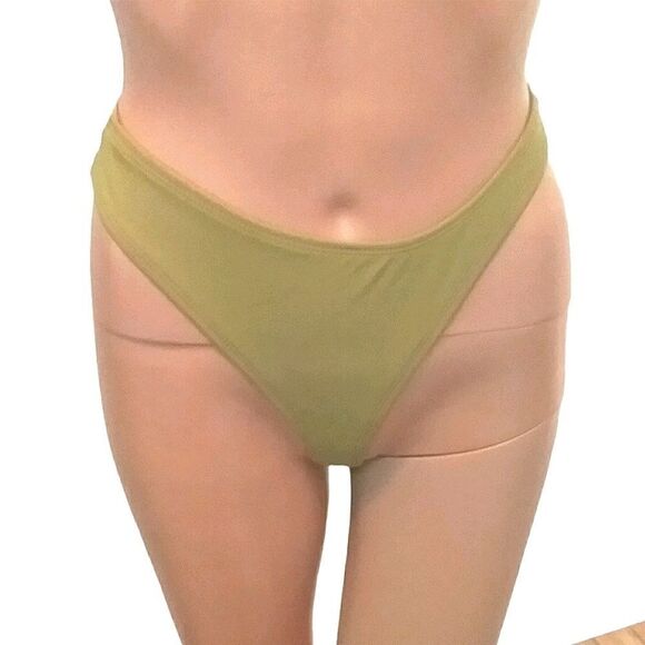 Newport News Olive Green Thong Bikini size 12 - Picture 1 of 4